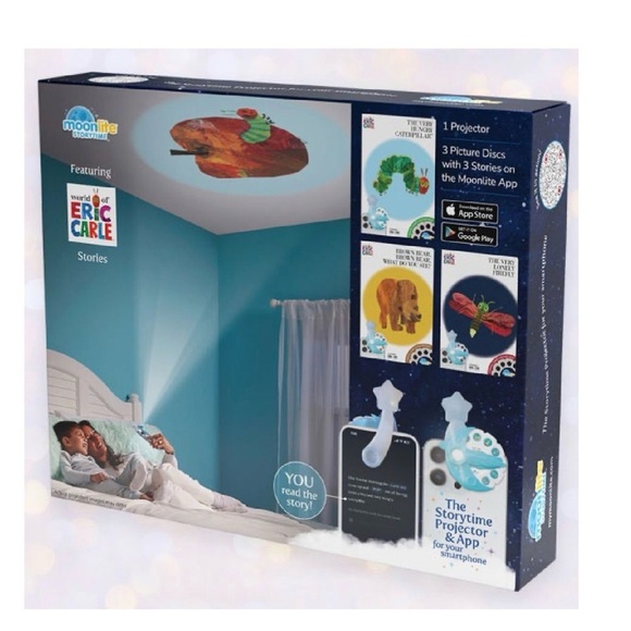 moonlite Other - Moonlite Storytime Projector Eric Carle 3 Story Pack Very Hungry Caterpillar
